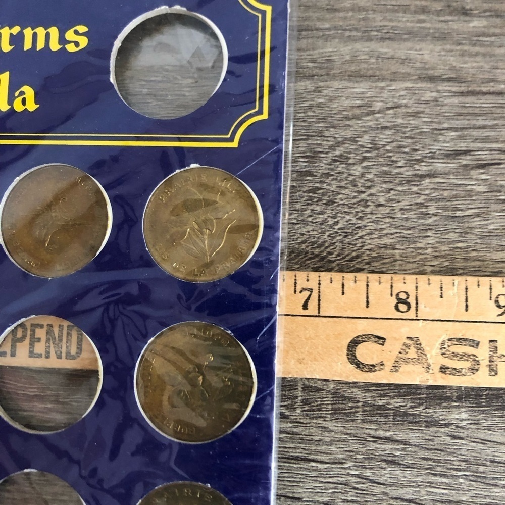 Vtg Shell Canada Collectors Coin Set - Picture 12 of 12